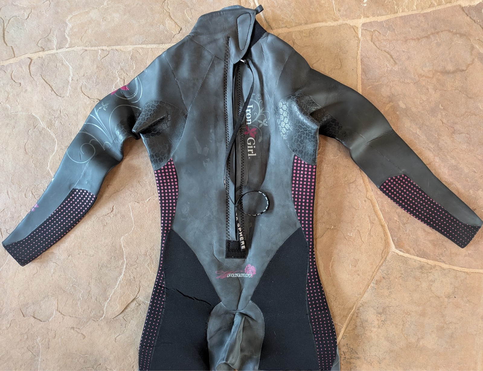 Aqua Sphere Pursuit Iron Girl Elite Womens Small Triathlon Wetsuit Barely Used
