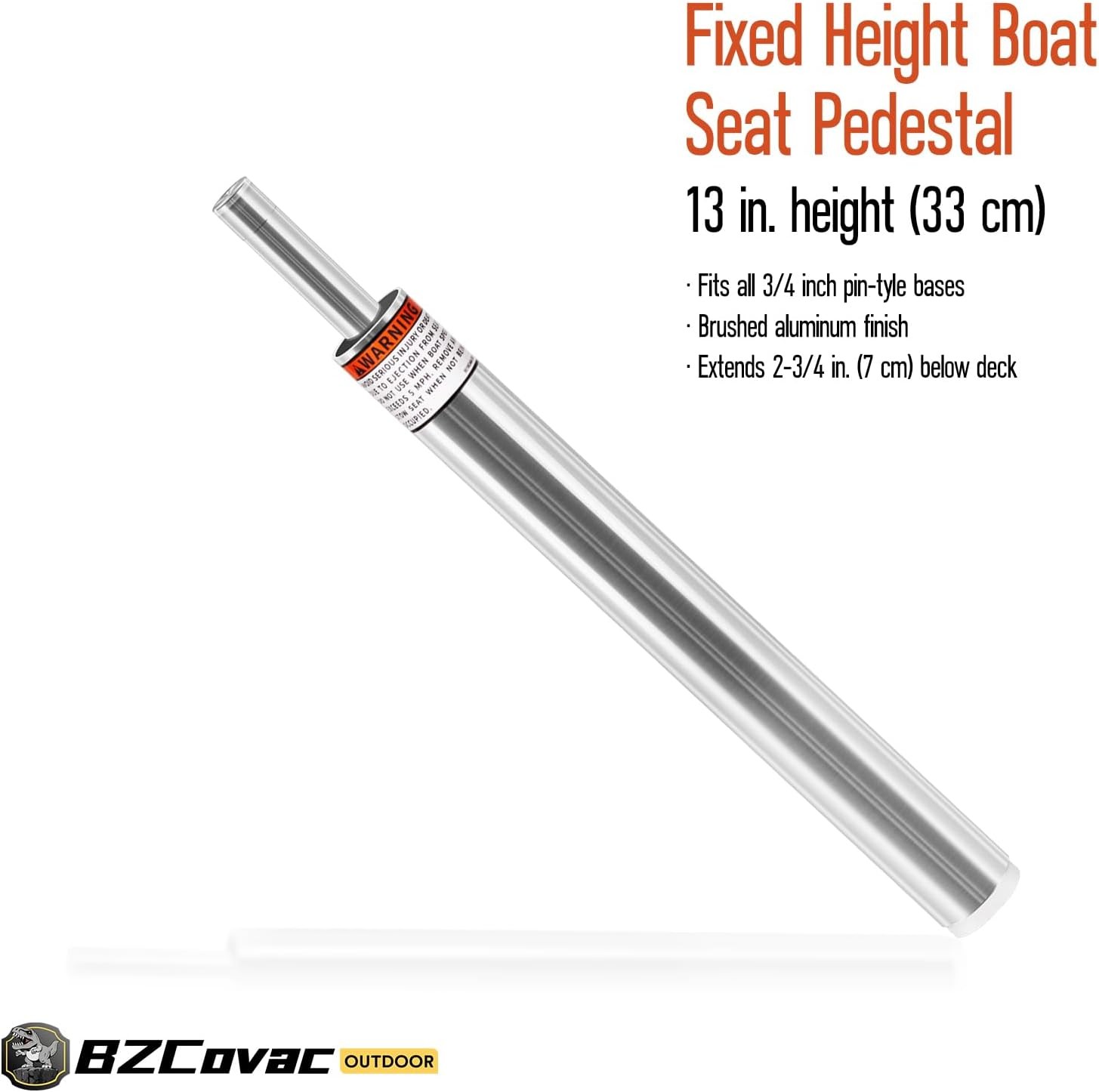 For 3/4″ Boat Seat Pin Post 13″ 2-Pack Aluminum Lock-in Pedestal Marine Base
