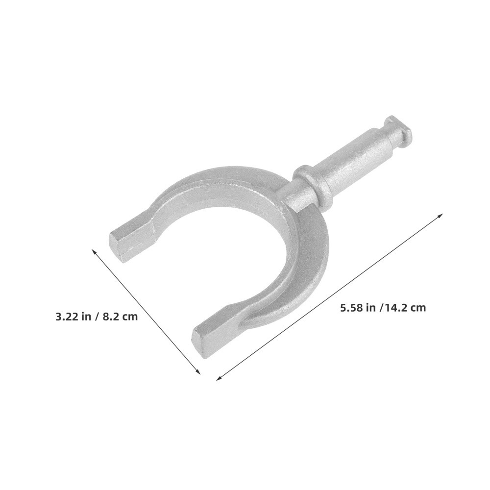 2Pcs Aluminum Oar Lock Brackets Durable Marine Paddle Holder for Boats Silver