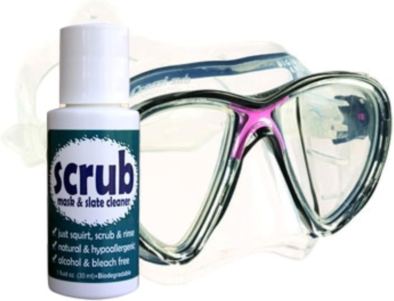 JAWS Scrub Mask & Sate Cleaner 1 fl. oz. Scuba Dive Snorkel