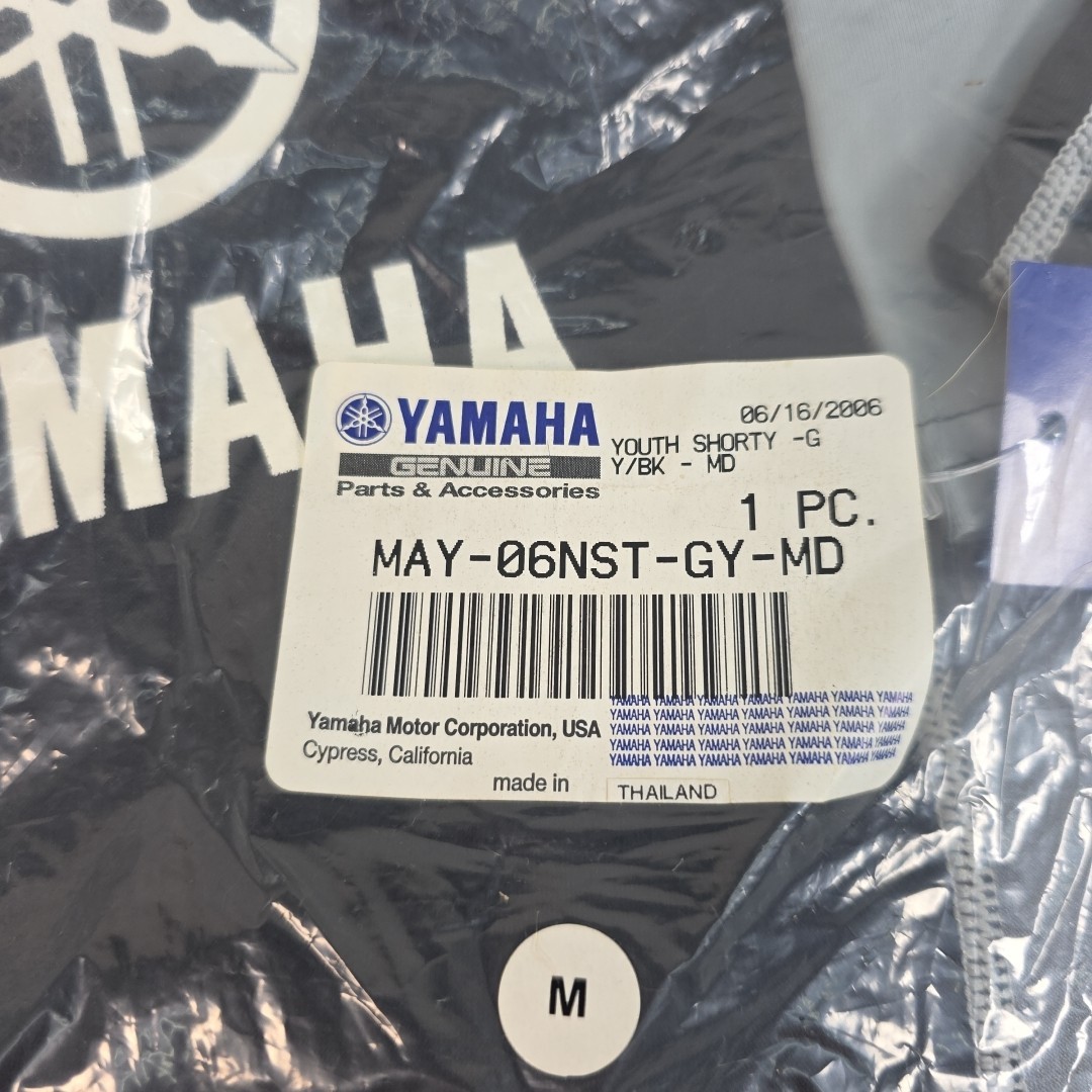 Yamaha Wet Suit Boys Grey Black Shorty Surf Jet Ski – New