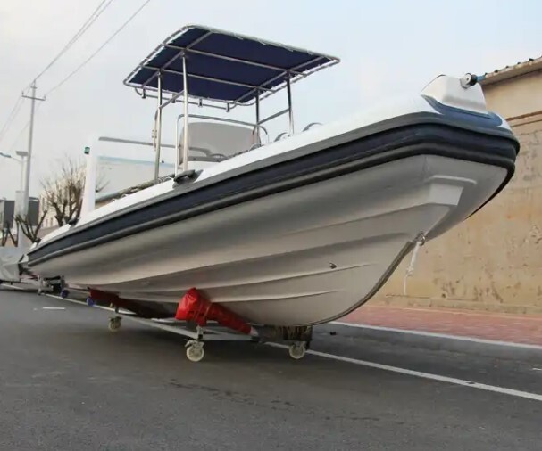 6.8m hypalon aluminum hull semi-rigid inflatable dive 23 ft luxury hypalon r