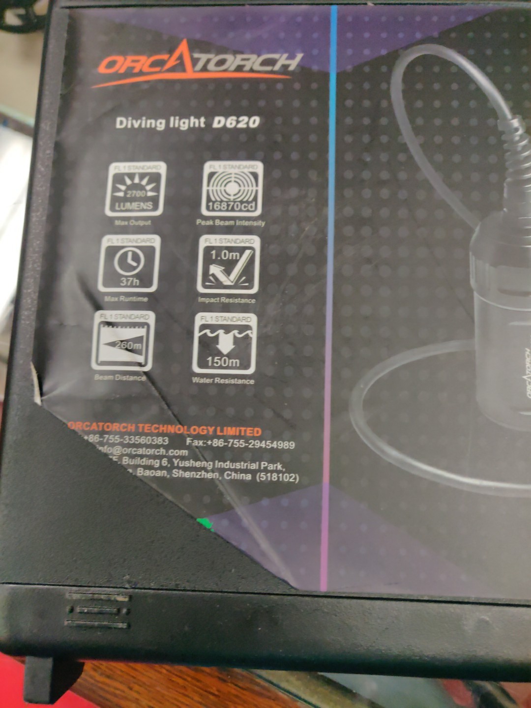OrcaTorch D620 V2.0 2700 Lumens Canister Light