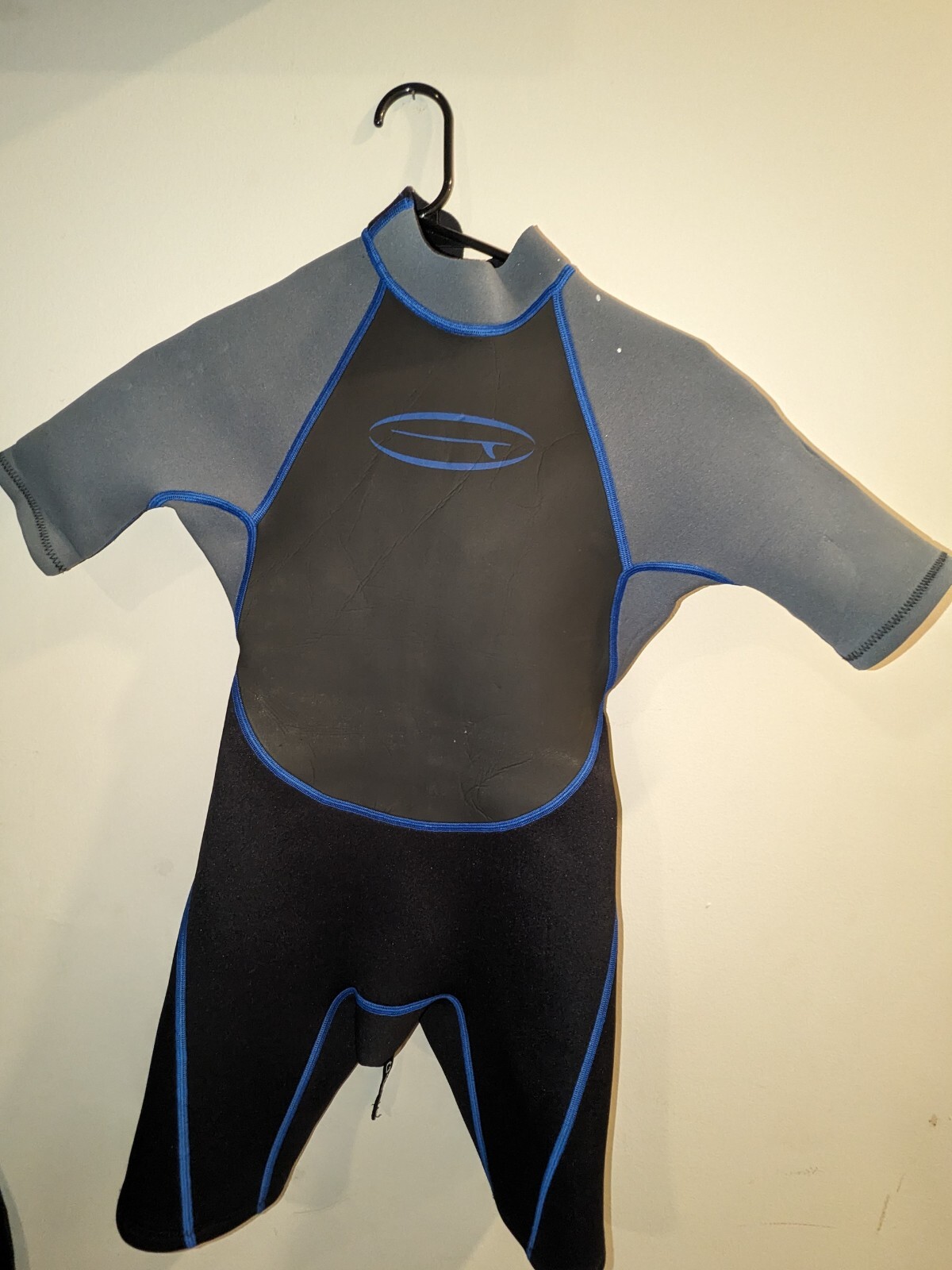 Gap Wetsuit Kids XL Black Gray Blue Outdoor Water Swim Suit Vacation Youth Zip