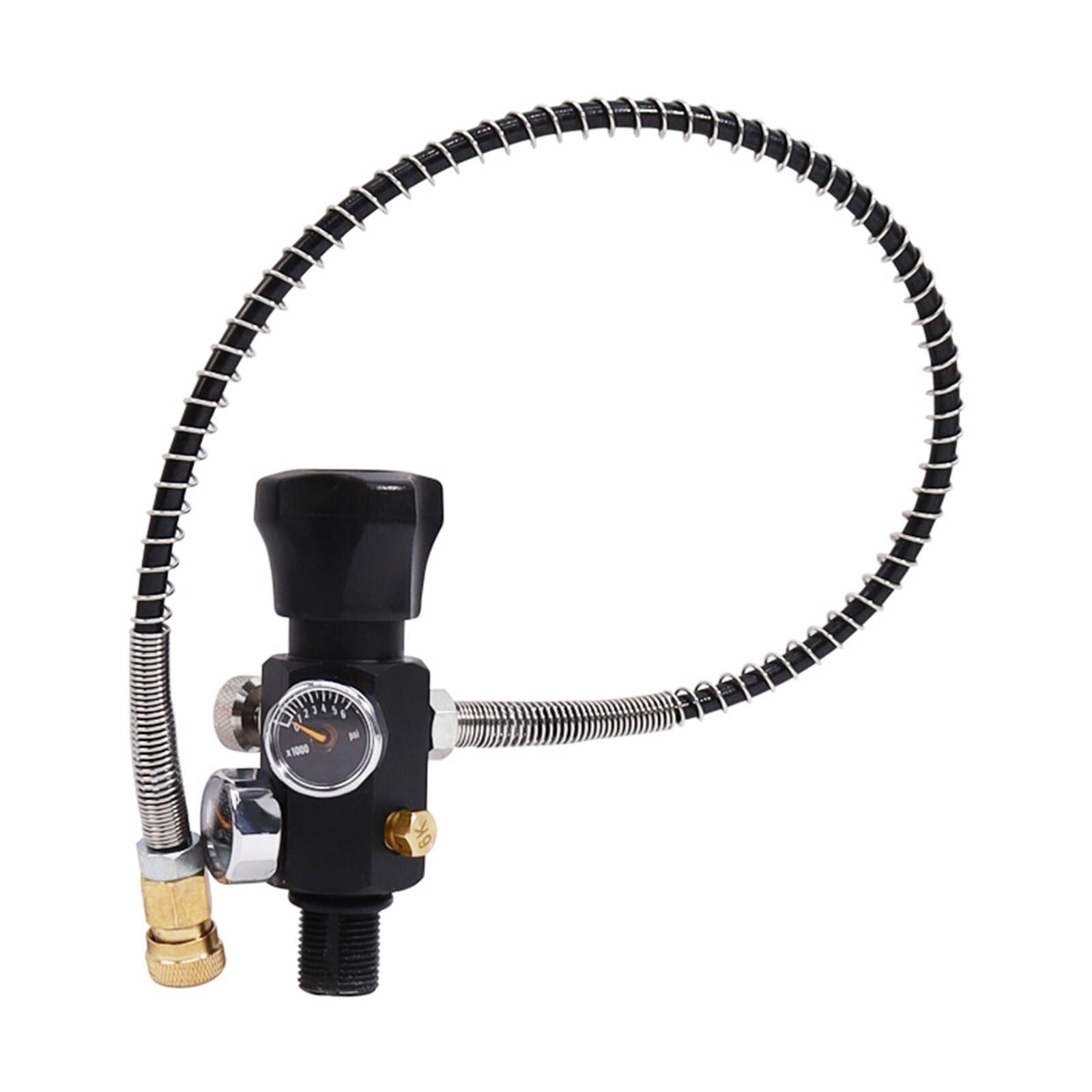 TUXING 4500 Psi Pcp Air Tank 6.8L Carbon Fiber HPA Tank with dual gauge valve