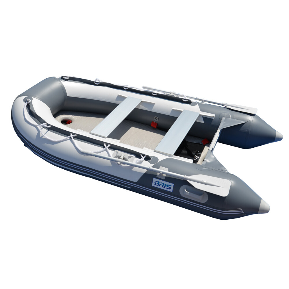 BRIS 9.8 ft Inflatable Boat Dinghy Yacht Tender Fishing Raft Pontoon W/Air Floor