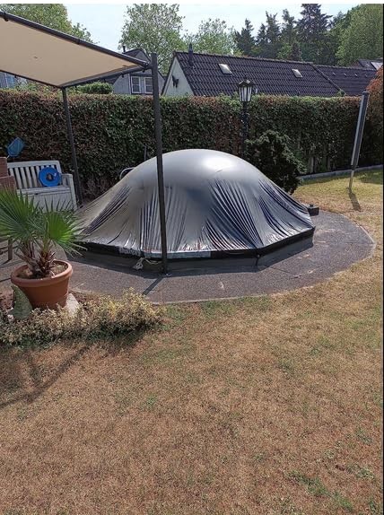 10FT Round Pool Cover Pillows for Above-Ground Swimming Pools, 0.4mm Extra Du…