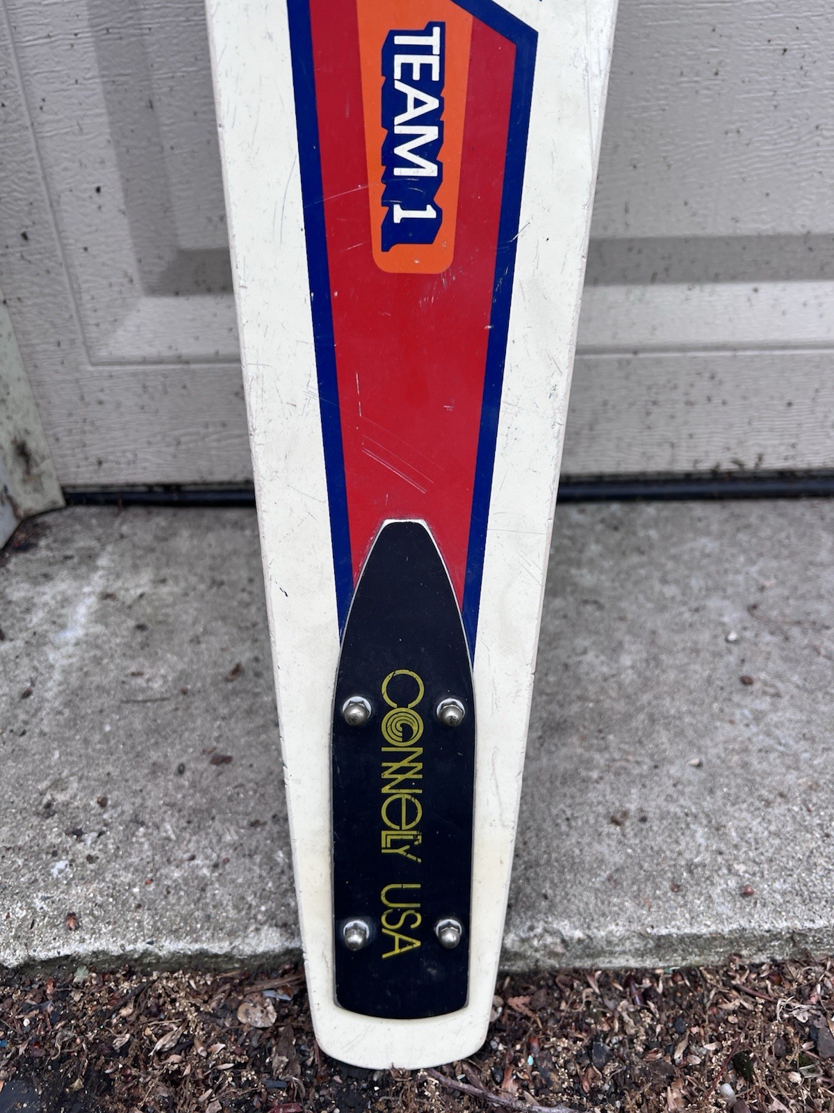 Vtg Water Bindings Boating Ski Connelly Team 1 Boating Skis Coat Rack Wall Art