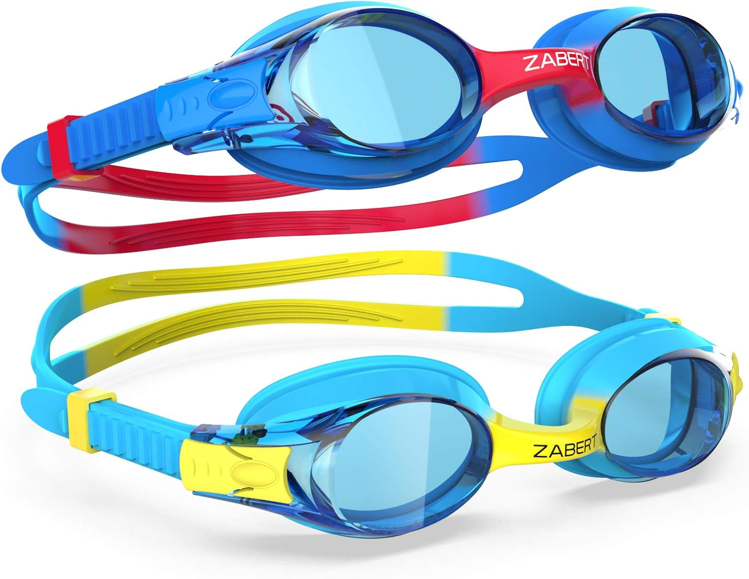 K20 Swimming Goggles for Kids Girls Boys Age 3-10 Years Old, Anti-fog 100% UV Pr