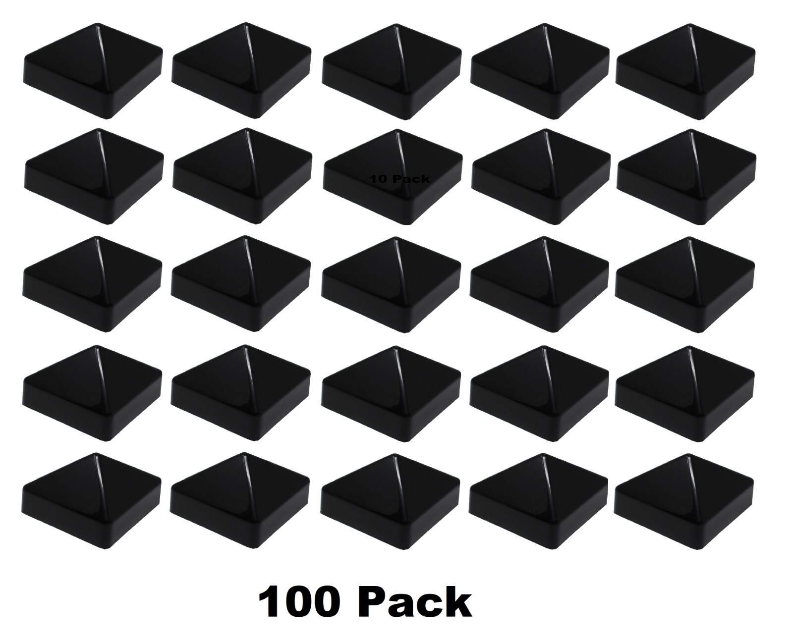 6×6 (5-7/8″ x 5-7/8″) Square Pyramid Style Cap Boat Dock Pylon Piling Cap Cover