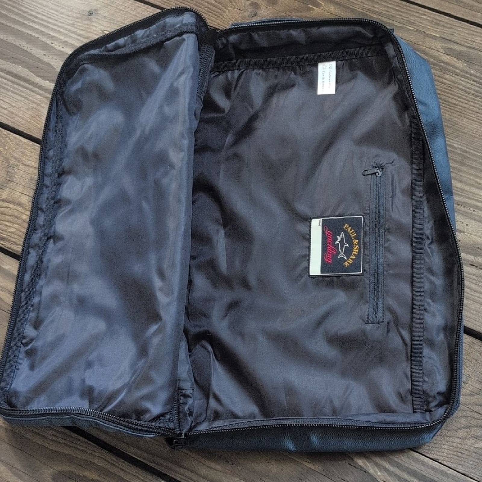Paul & Shark Yellow and Blue Laptop Bag made of Water-Repellent Fabric
