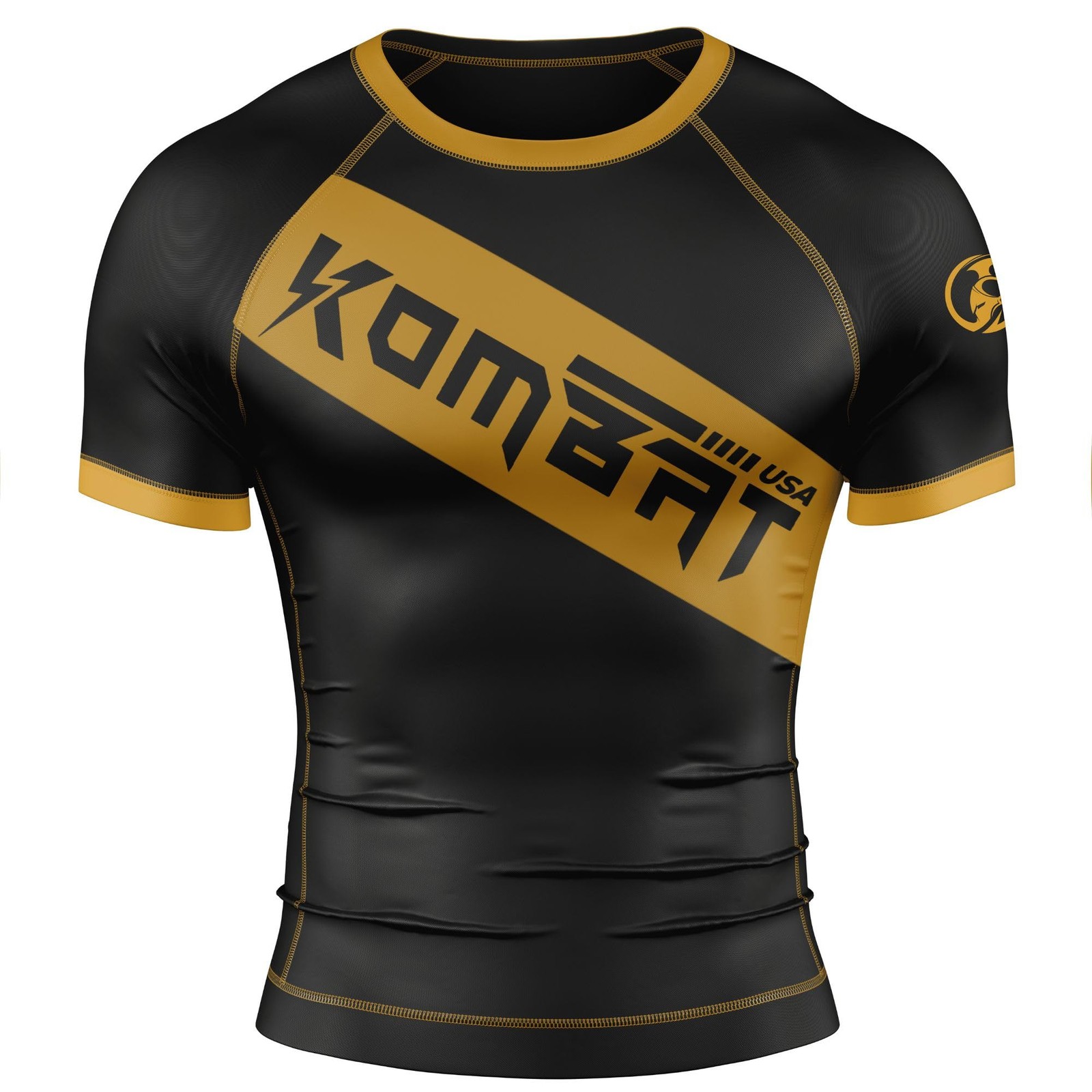 Kids BJJ Rash Guard Half Sleeve – Youth Boys & Girls Compression No Gi Shirt,…