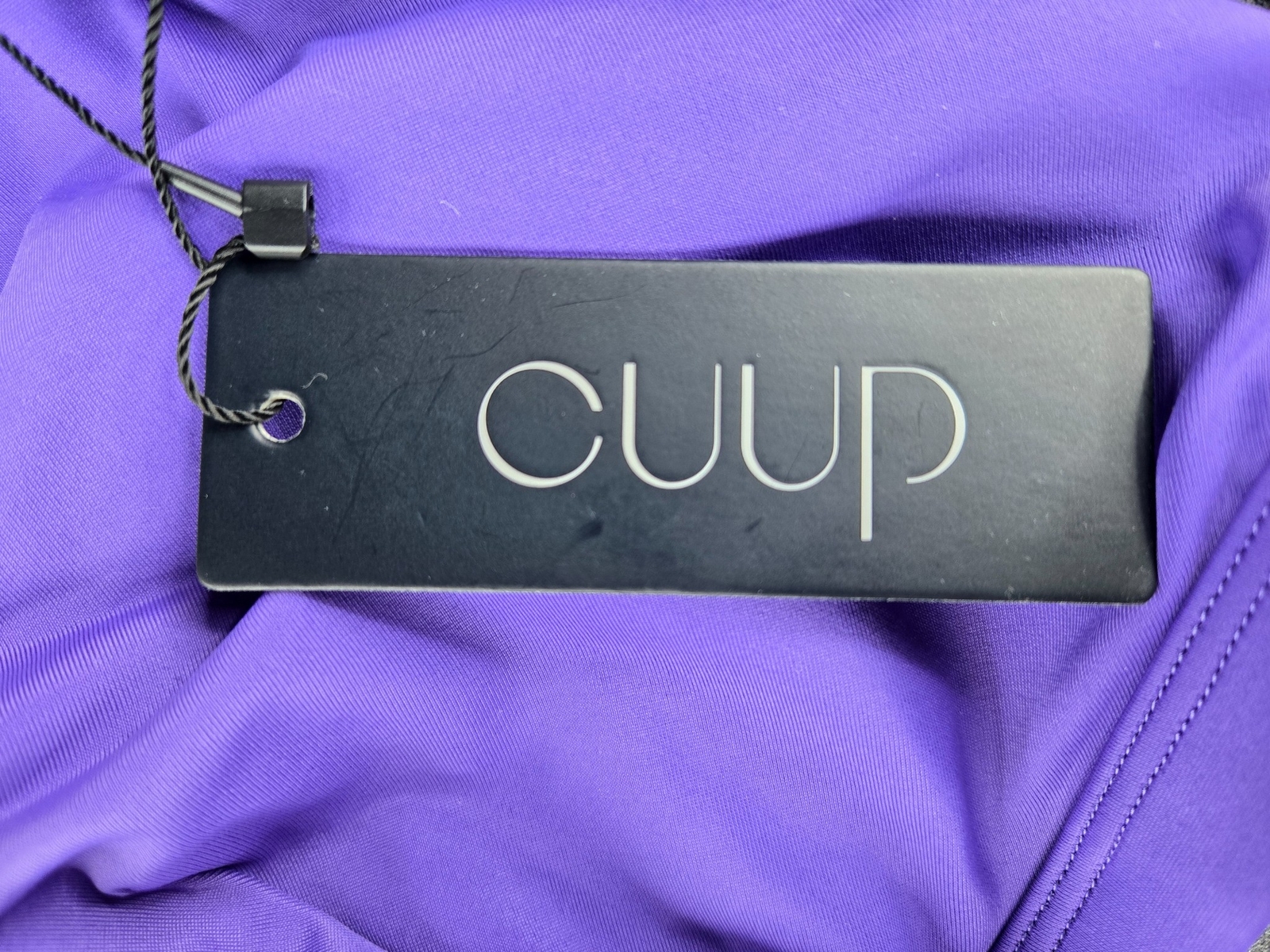 NWT Cuup Size 11 Ultraviolet The Scoop Swim Top UPF 50 Protection Underwire