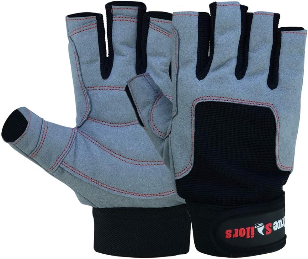 Sailing Gloves Yachting Paddling Kayaking Fishing Half Finger Water Sports Glove