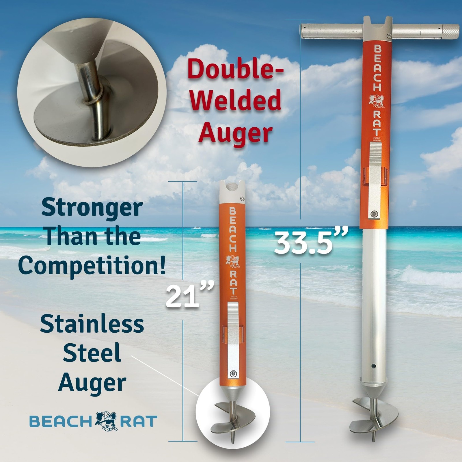 Anchor & Case – Pontoon, Tritoon, PWC Anchor – Shallow Water Boat Anchor & Sa…
