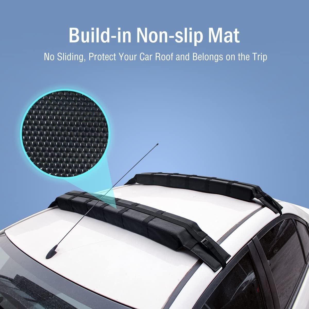 Universal Kayak Roof Rack Pads Set