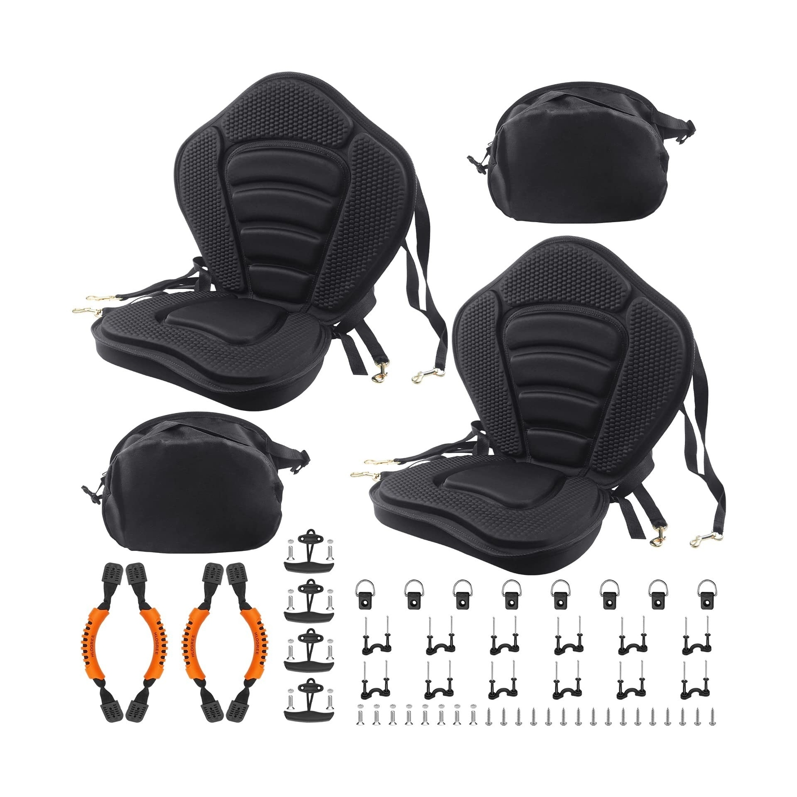 HLOGREE 1/2PCK Kayak Seats,Thicken Seat Cushion for Kayak,Padded Kayak Seat,C…