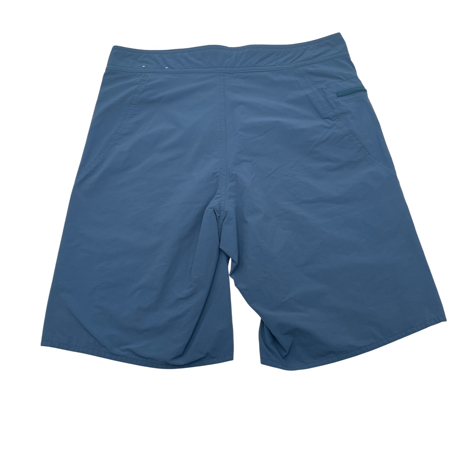 Patagonia Mens Blue Swim Surf Board Shorts Size 32 Performance Lace up Gorpcore