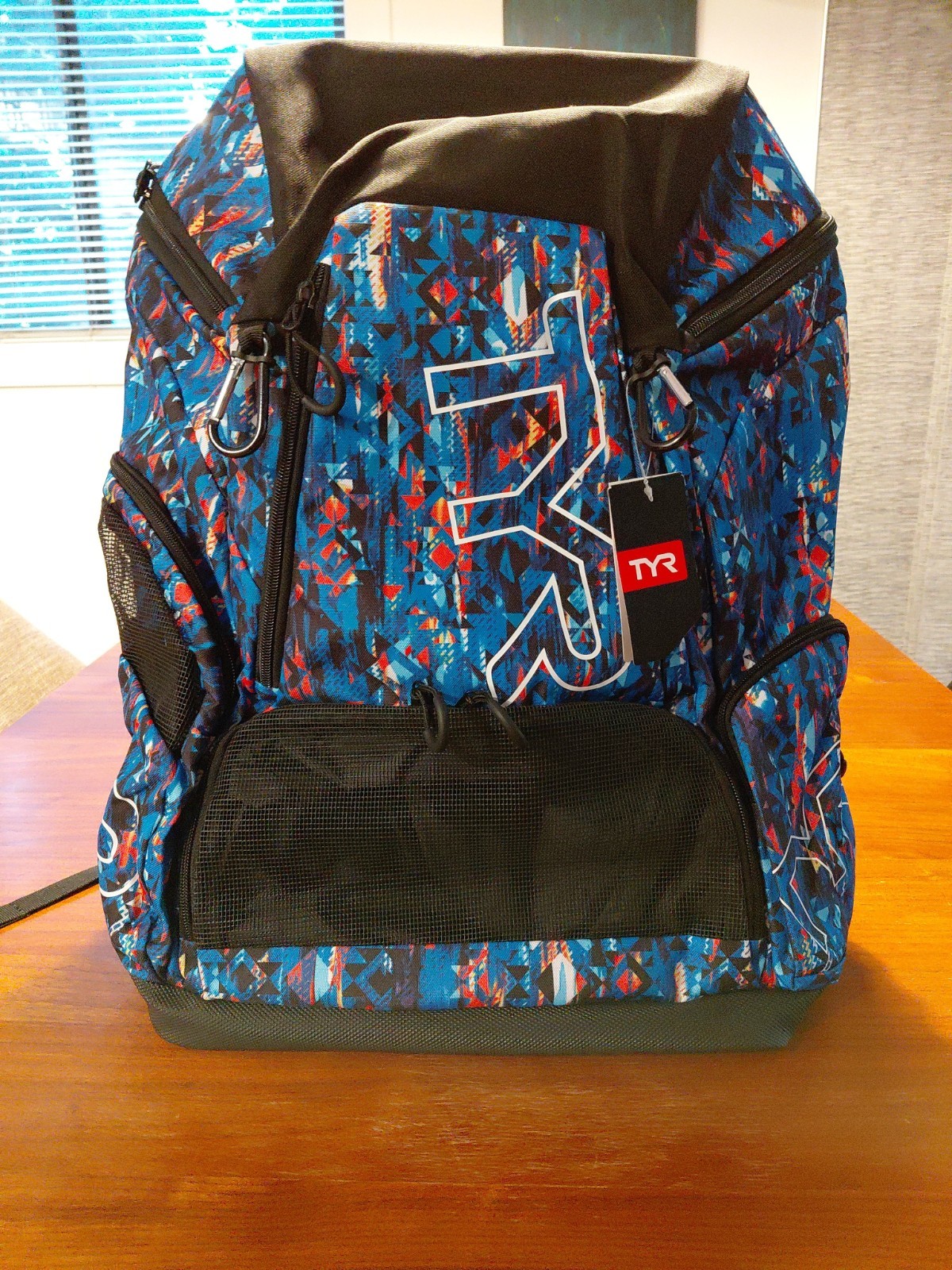 TYR Alliance 45L Anzan Print Swimming Gear Backpack (LATBPAN)