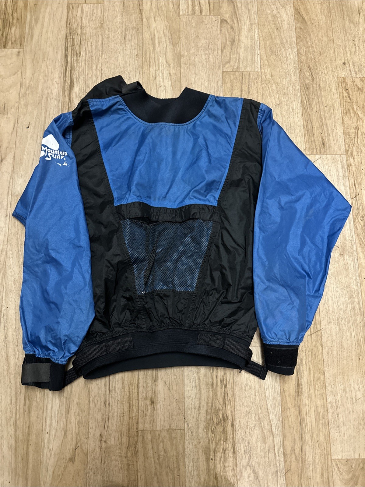 Mountain Surf Drysuit Jacket Men’s Medium Blue Kayak Rafting Paddle Dry Gear