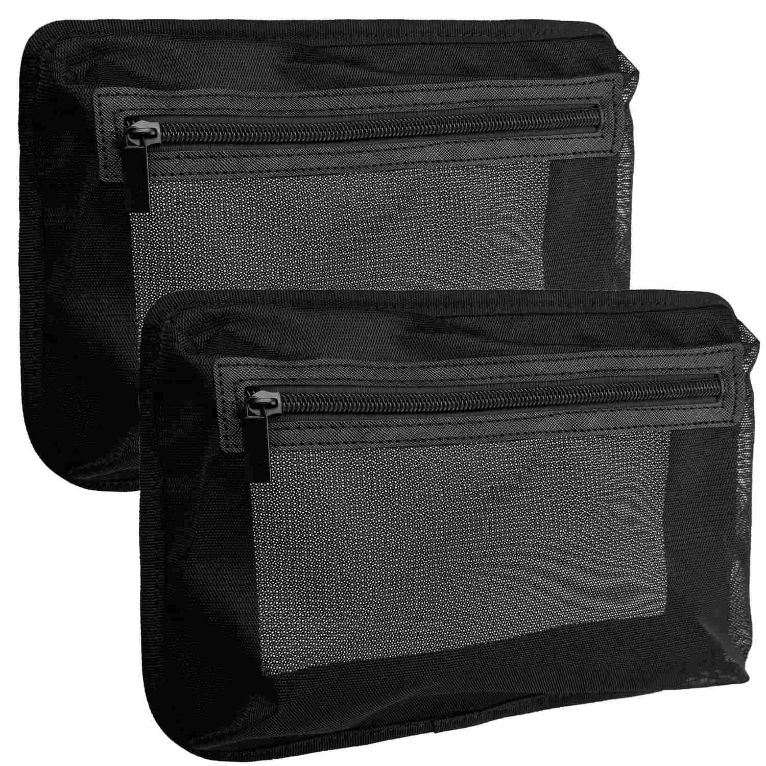 2PC -Adhesive Boat Organizer Mesh Bag (10″x7″) – Dry Mount Pouch with Waterpr…