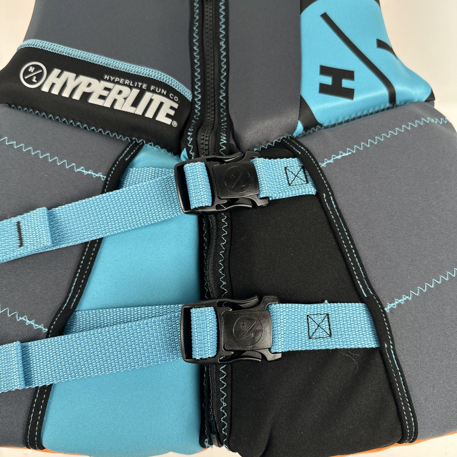 Hyperlite Youth Life Vest, USCG Approved (55-88 lbs) Blue Black