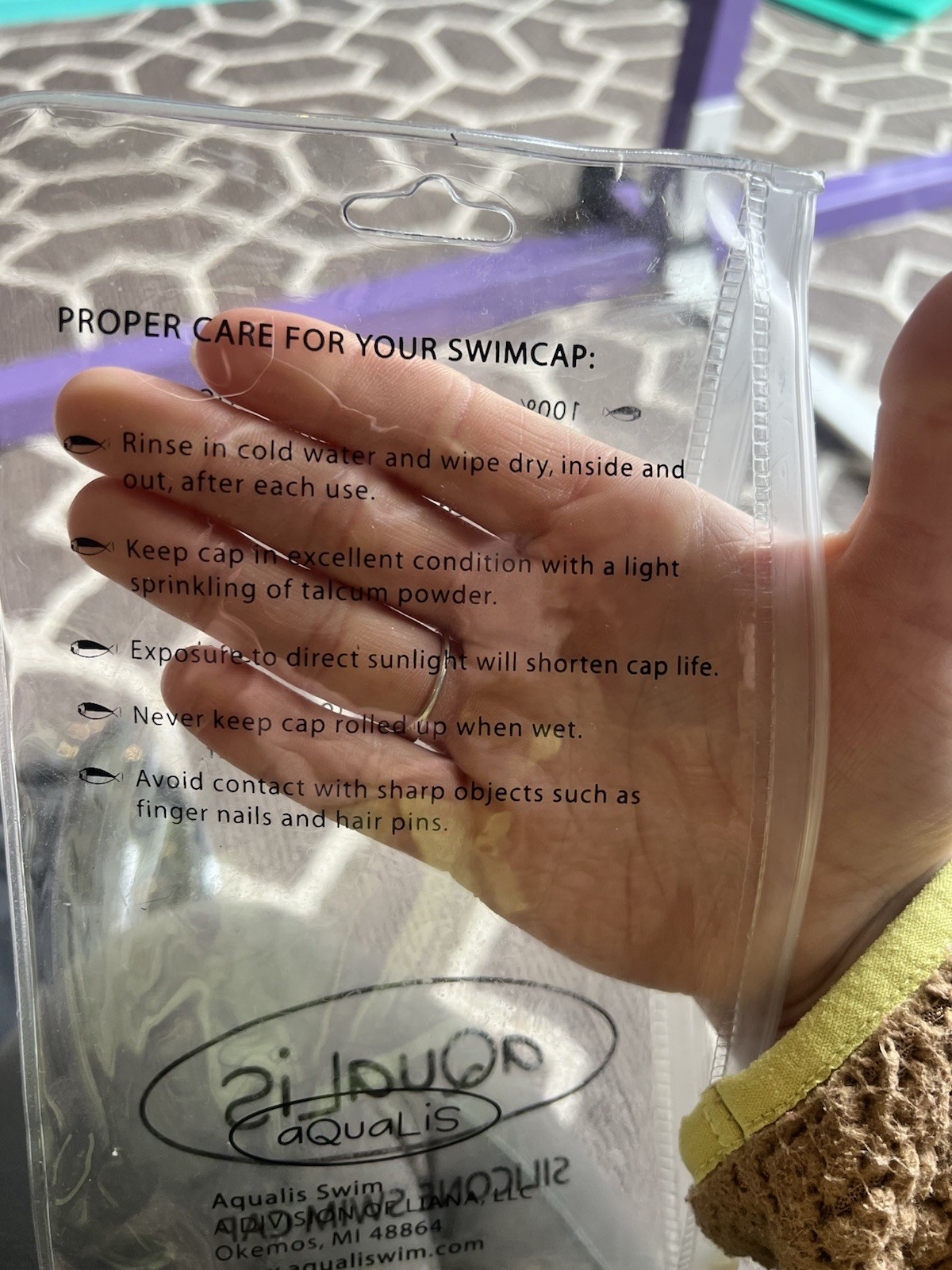 Aqualis Swim Cap | Black “Pirates Arrr Cool!” | 100% Silicone
