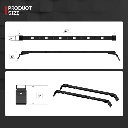 Steel Maximum Load 300 lbs Roof Rack Bars Kayak Cargo 300 lbs load capacity