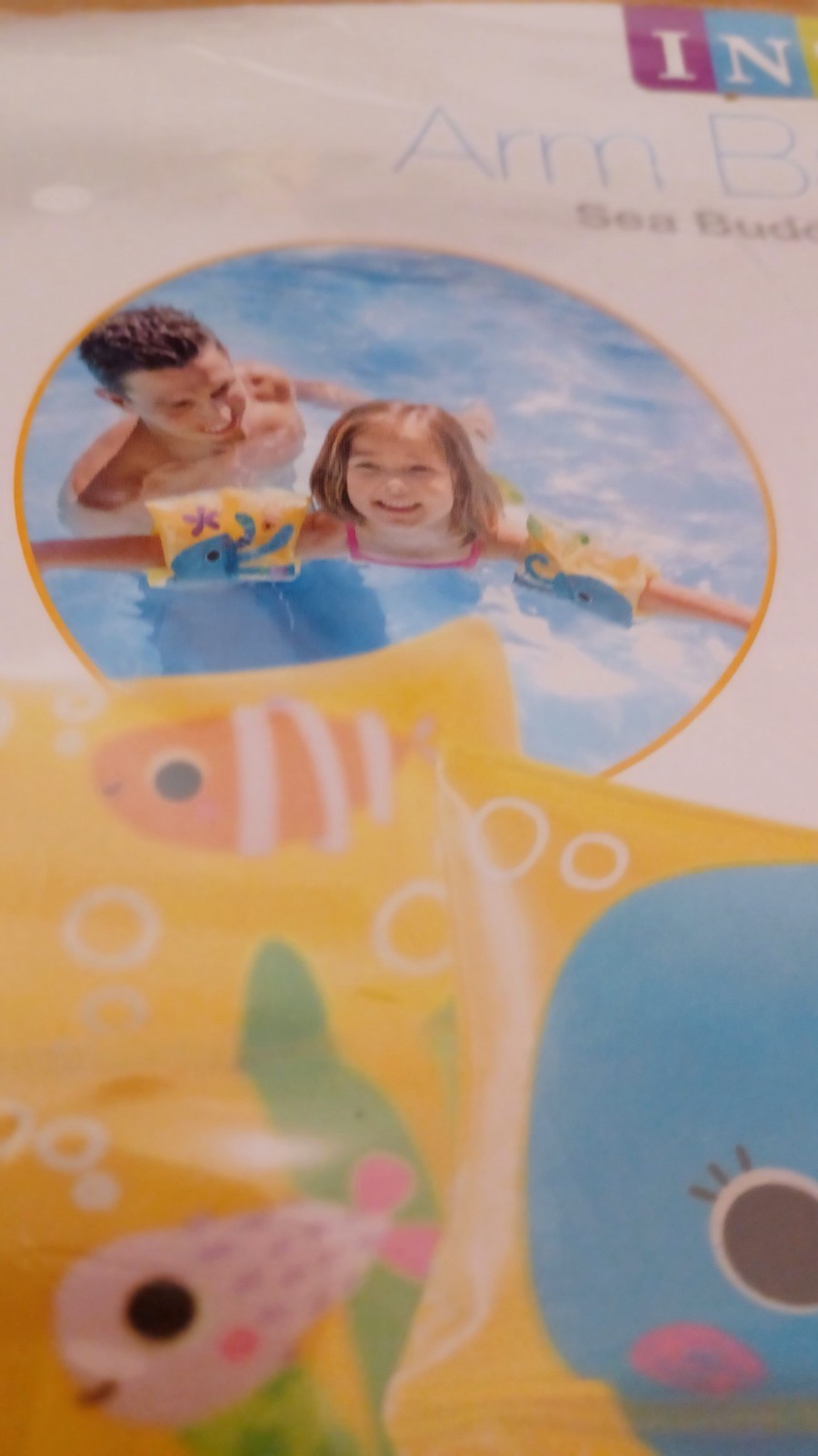 INTEX Inflatable Arm Bands Octopus Fun Pool Beach Float Swim 3-6 Years