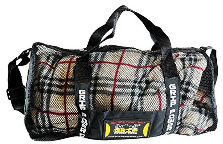 Mesh Gear Bag Breathable & Heavy-Duty Organizer for Gym Beach, Medium Black