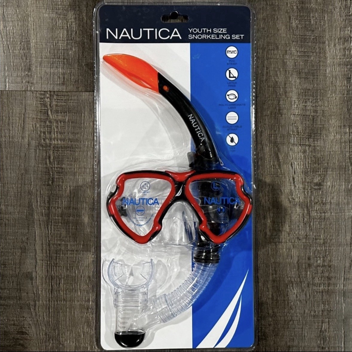 New Kids Nautica Youth Size 2-Piece Snorkeling Set with Swim Mask & Snorkel