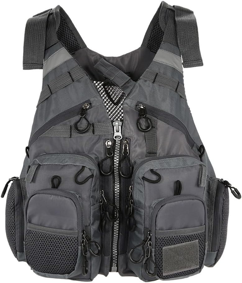 Multifunctional Kayak Life Jackets for Adults – Fishing, Multi Pocket Portabl…