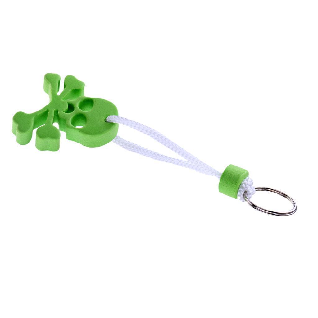 EVA Floating skull modal Keychain Buoy Key Float for Marine