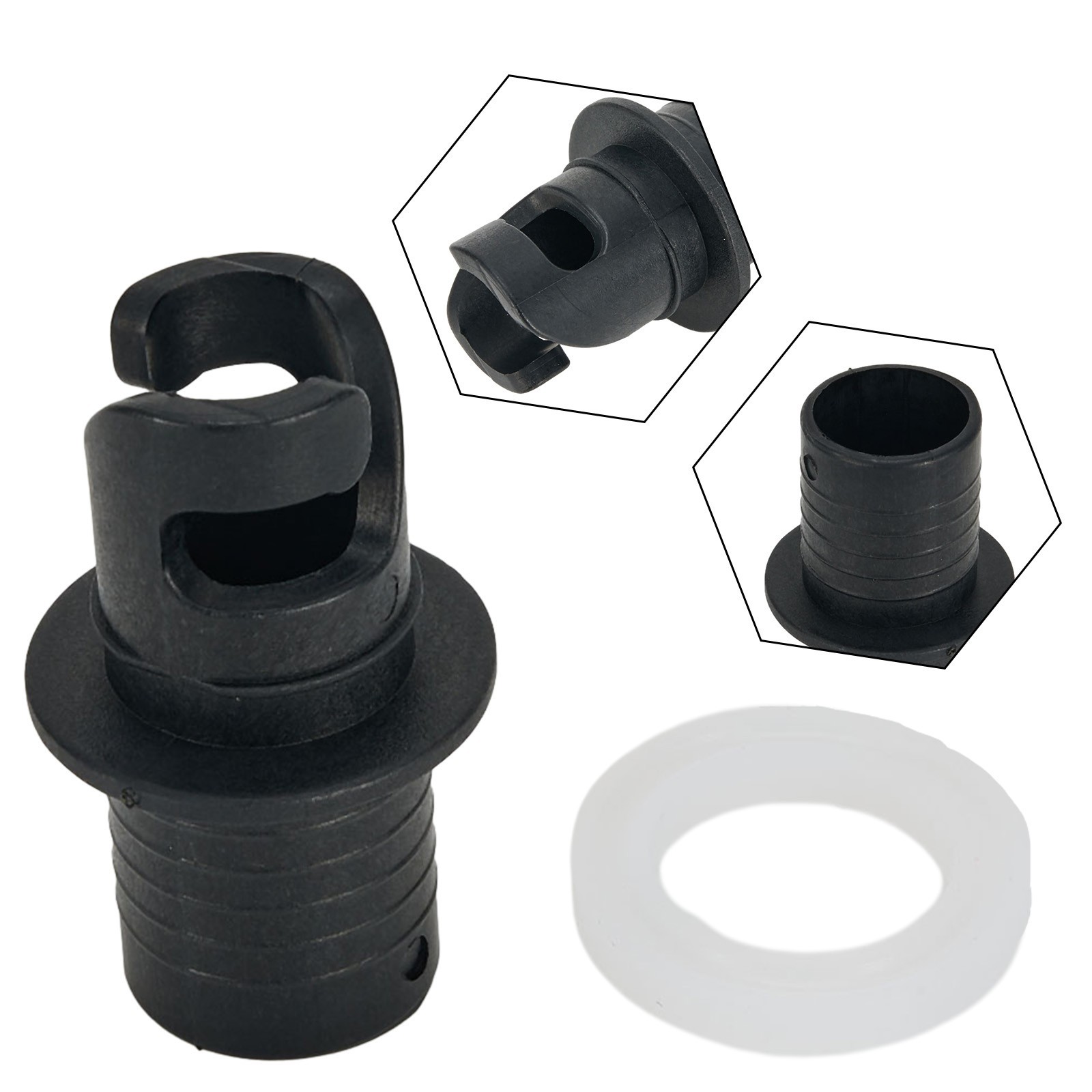 Hose Adapter Air Foot Pump Valve For Inflatable Boat For Various Kayaking
