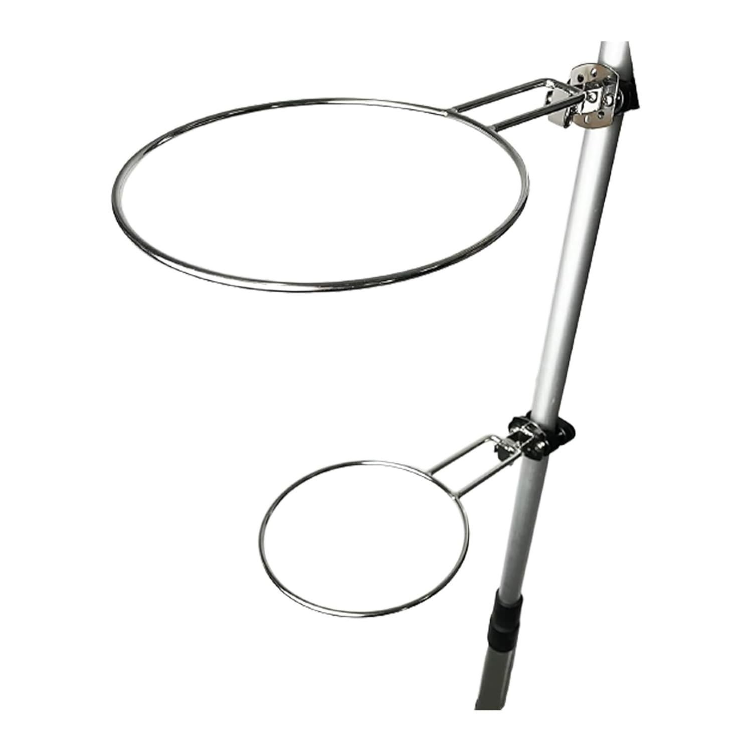 MARINE CITY Stainless Steel Fender Holder w/ UV Clamps 7/8″ to 1-1/4″ Rails