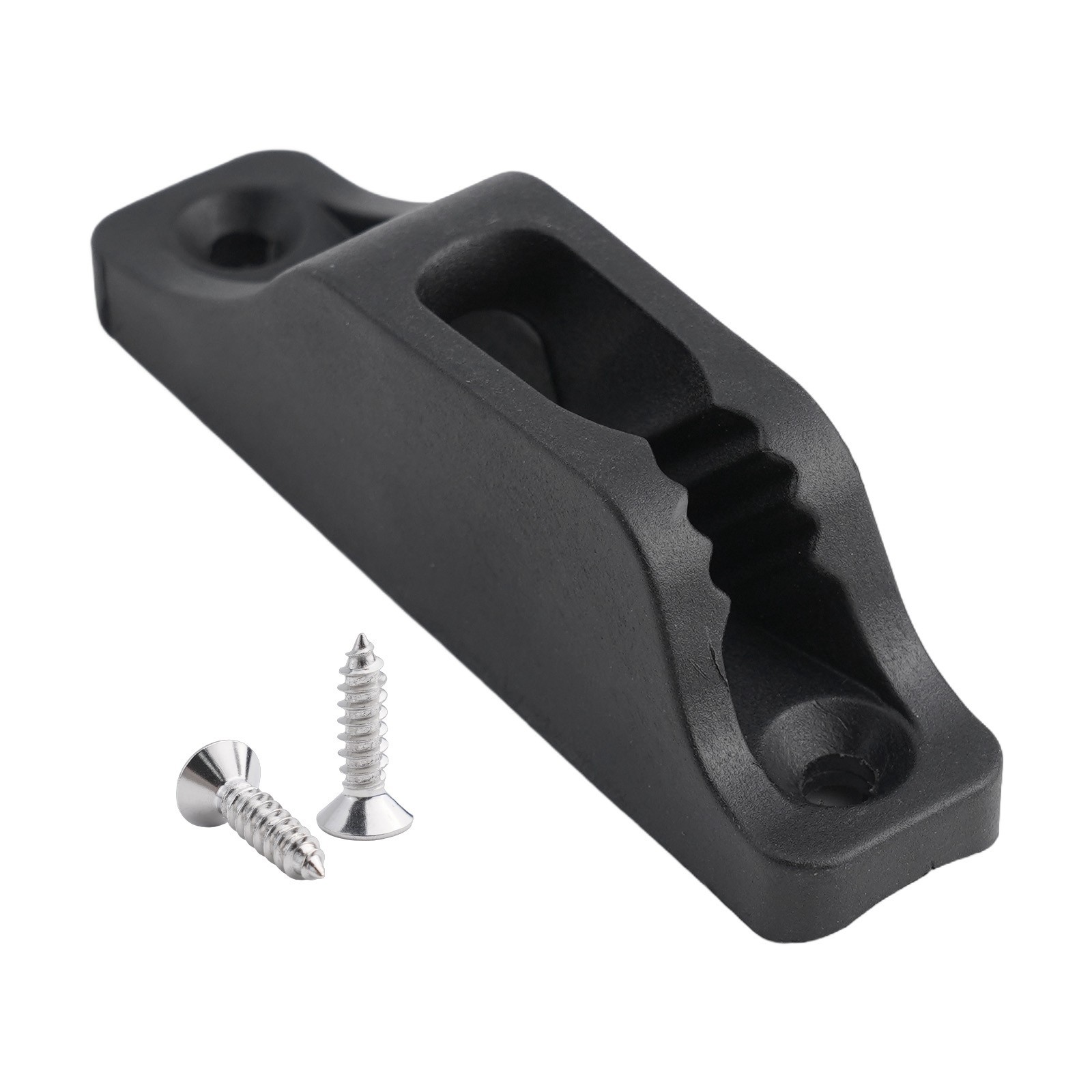 Dark Nylon Cleat Easy To Adjust Easy To Adjust While Sailing Colour Dark