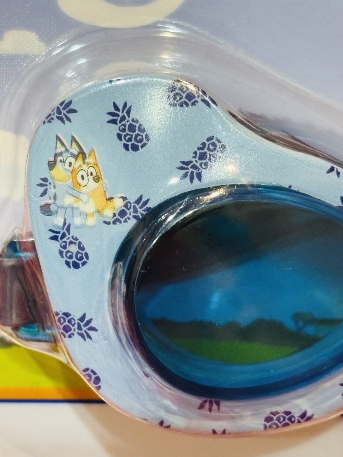 Bluey Kids Swim Goggles Age 3+ Adjustable Strap Swim Mask Factory Sealed New