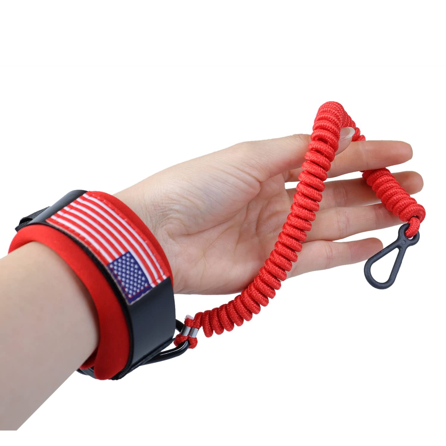YMHHefy Boat Kill Switch Lanyard with Wrist Strap Compatible Red