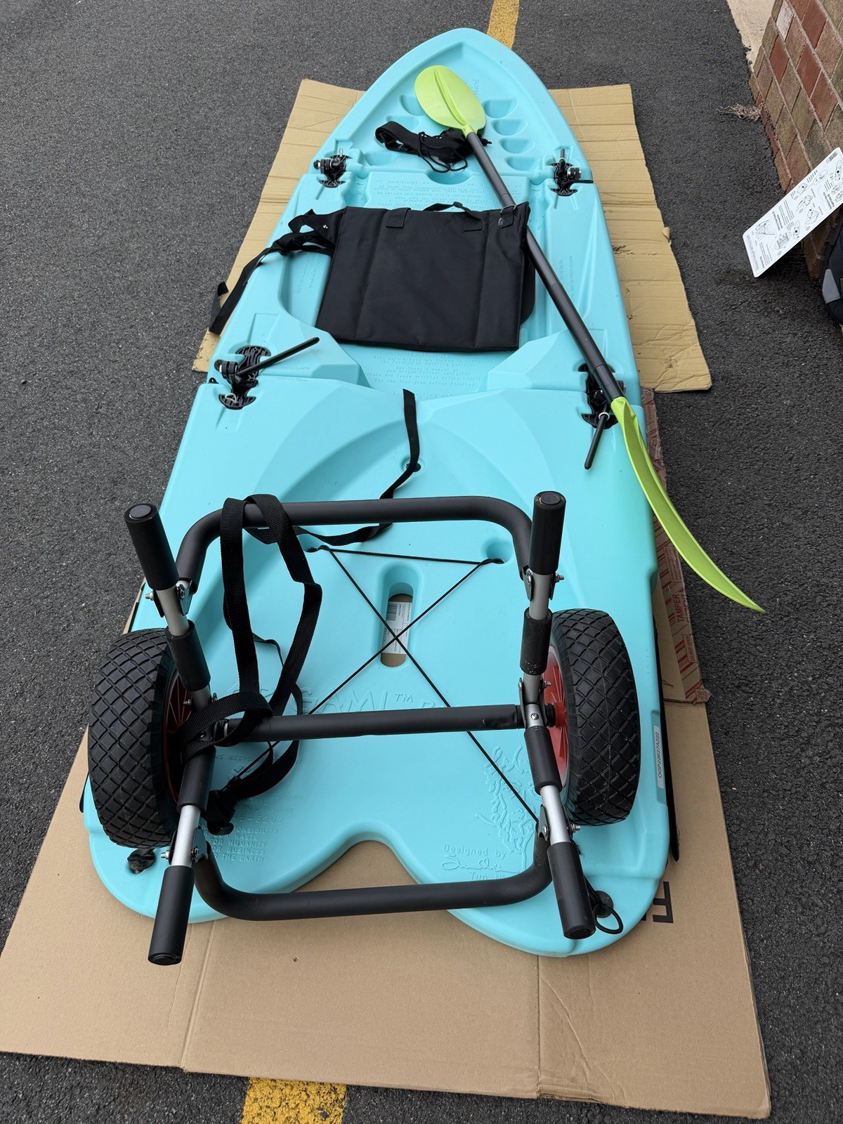 Origami Paddler Hybrid Kayak Stand Up Paddleboard Blue and Seat +CART,-pickup