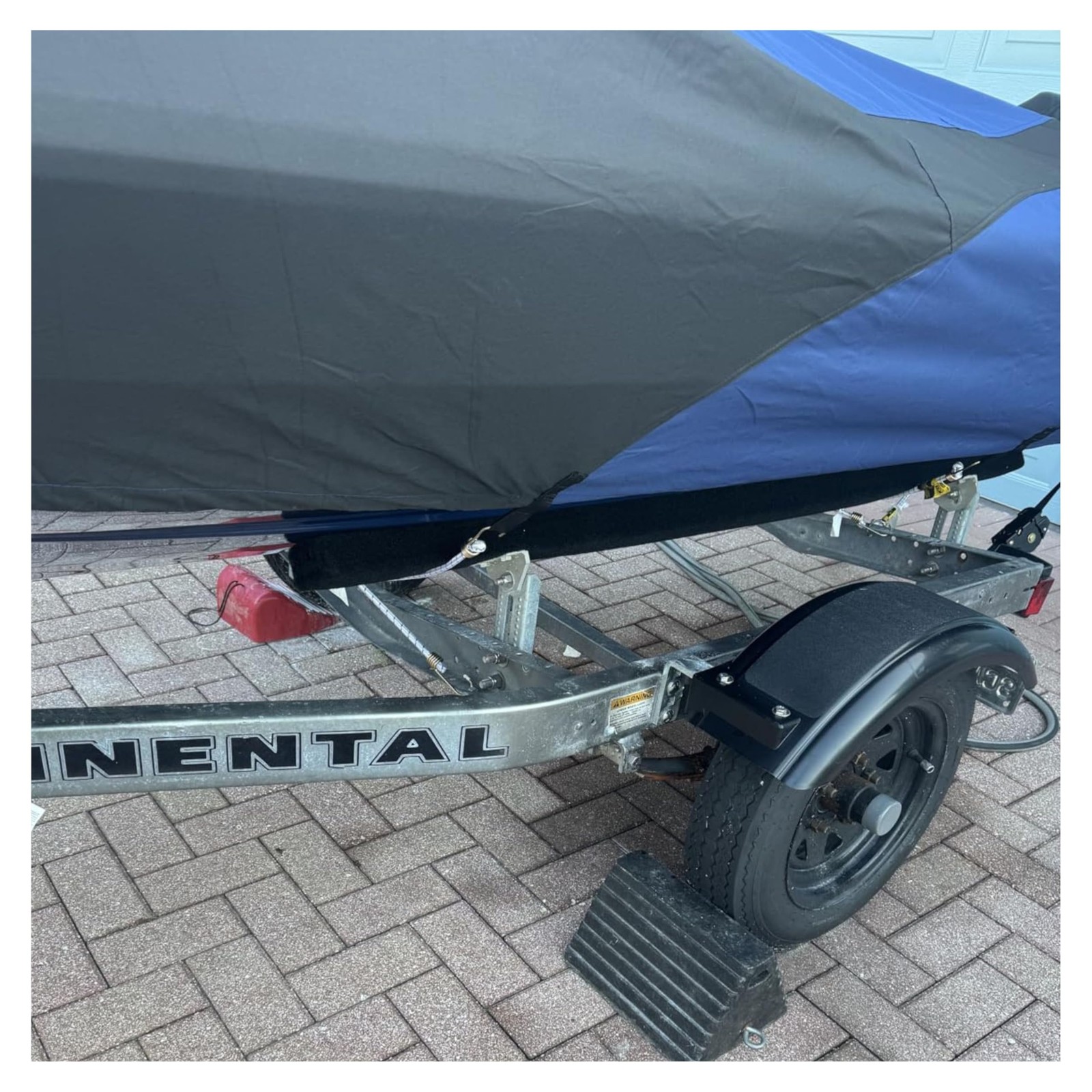 Black Plastic Trailer Fender for Small Wheels – Durable Polyethylene – 2 Pack