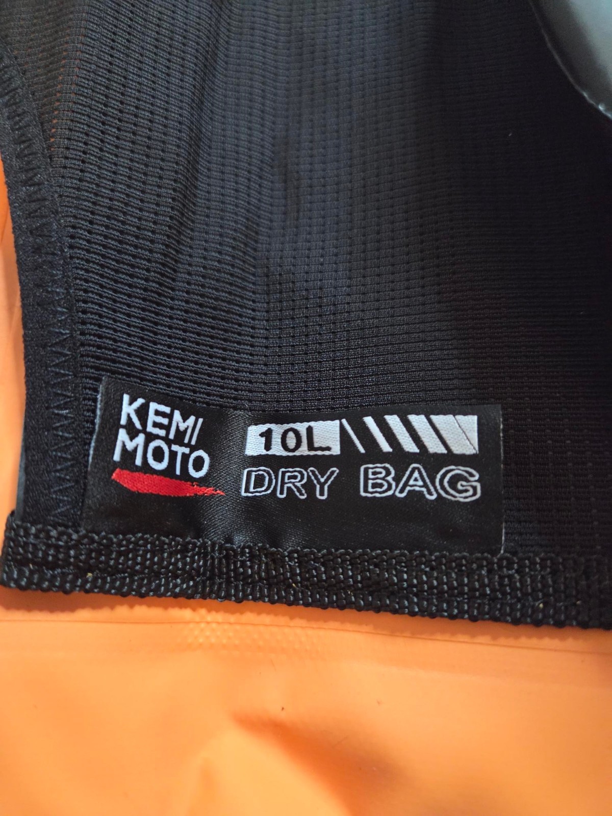 KEMIMOTO Waterproof Dry Bag Dry Sack 10L Orange Rafting Kayak Canoe Snowboarding