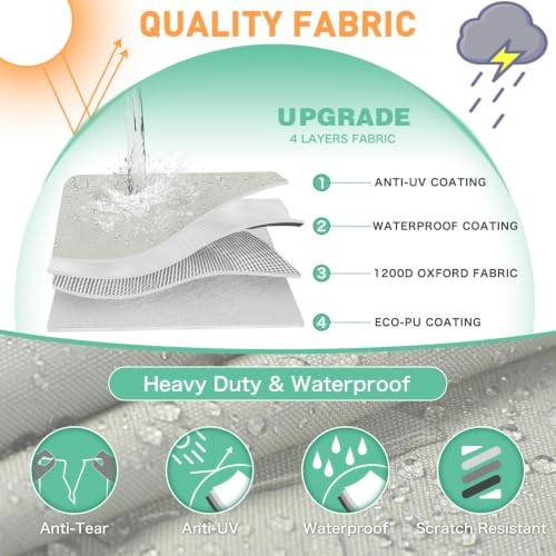 Boat Cover Heavy Duty 1200D 20-22ft V Hull Runabout