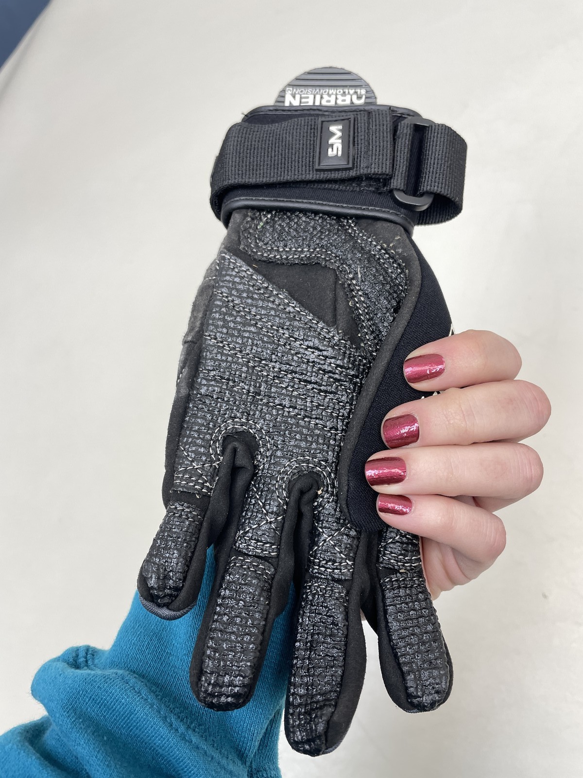 O’BRIEN COMPETITOR WATERSKI GLOVES BLACK / GRAY 2142304 SIZE SMALL WATERSPORTS