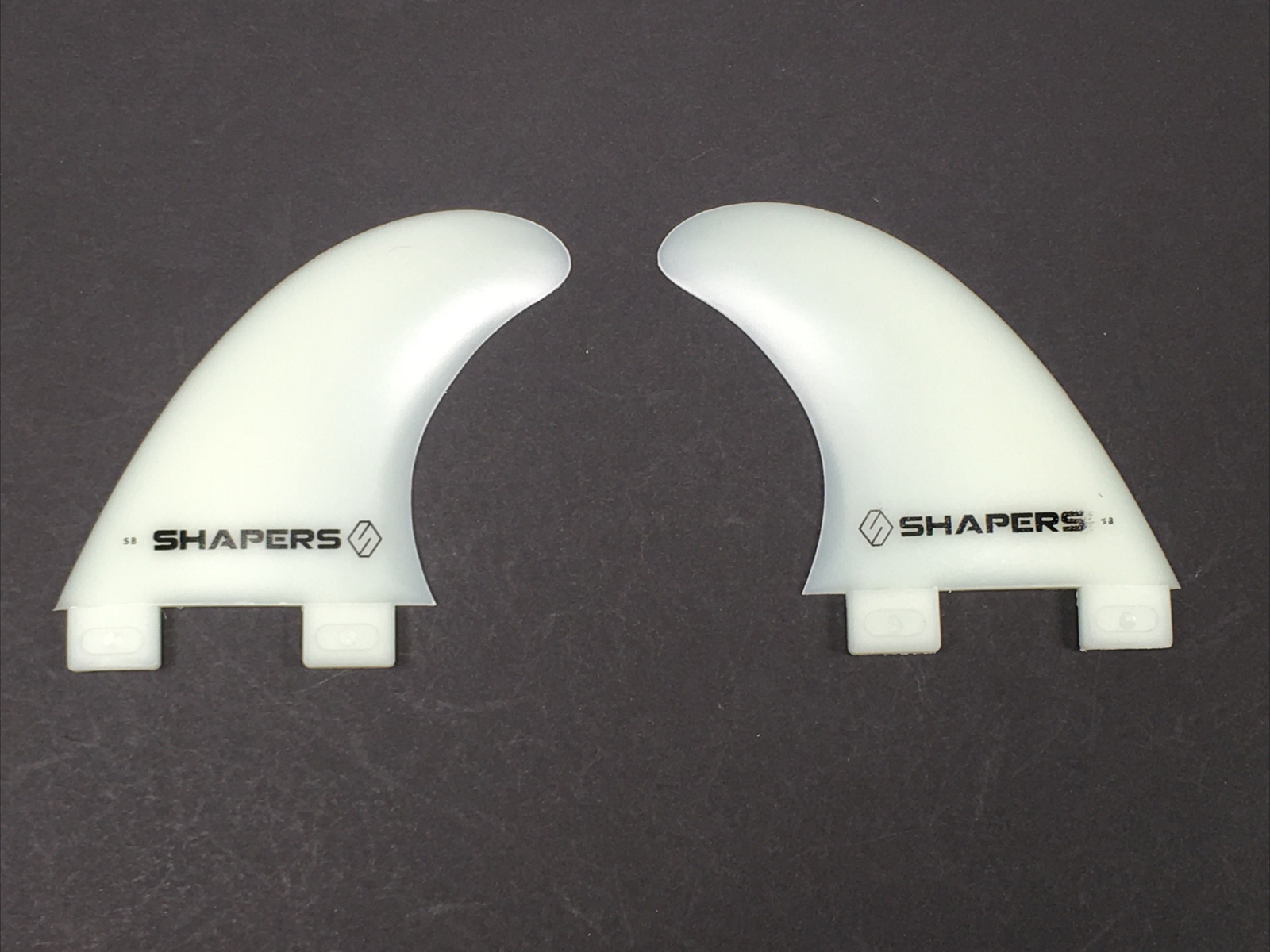 SHAPERS Longboard Side Bites Fits FCS (set of 2) surfboard fins flat foil
