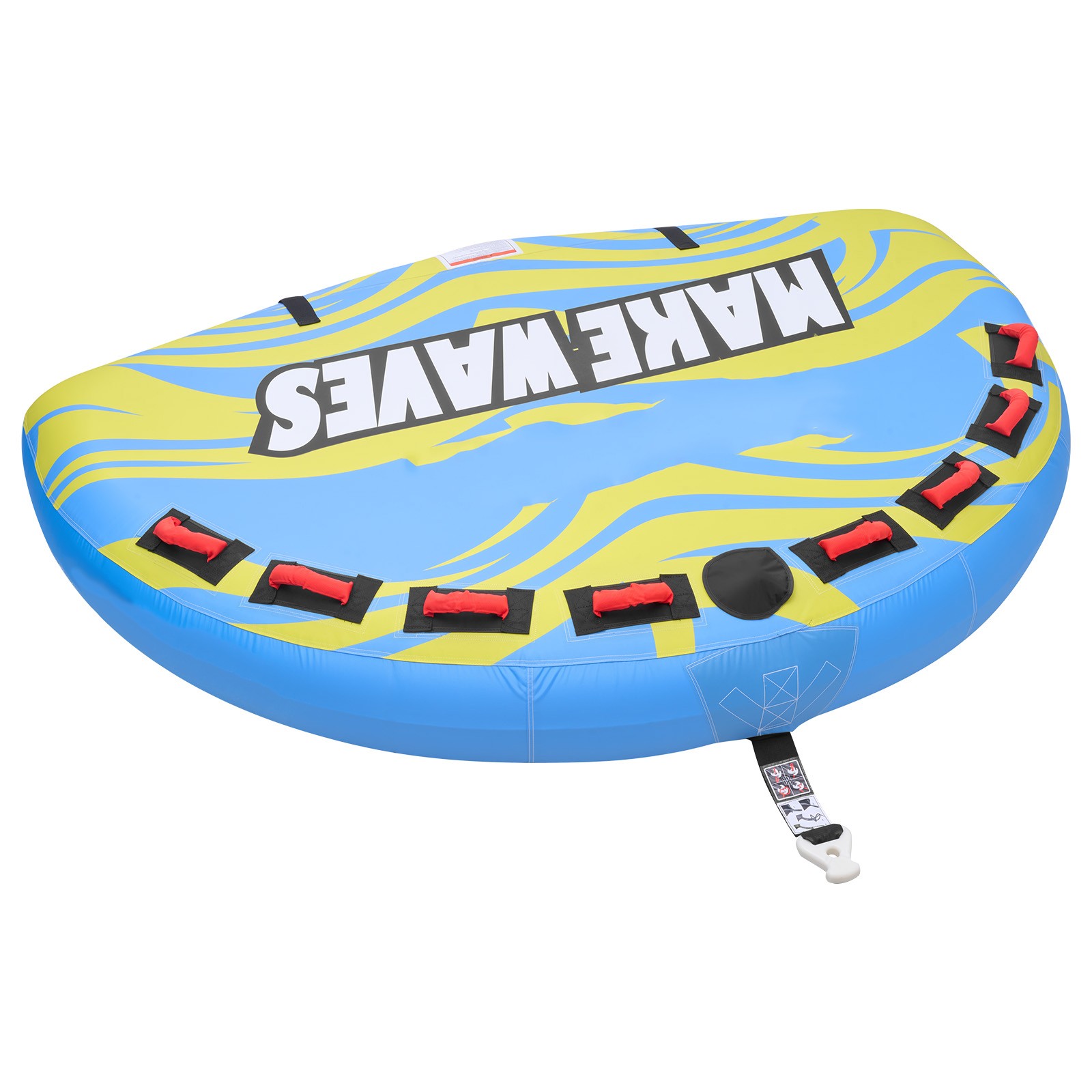Uimoso Towable Tube for 4 Riders Inflatable Water Sports Tube for Boating
