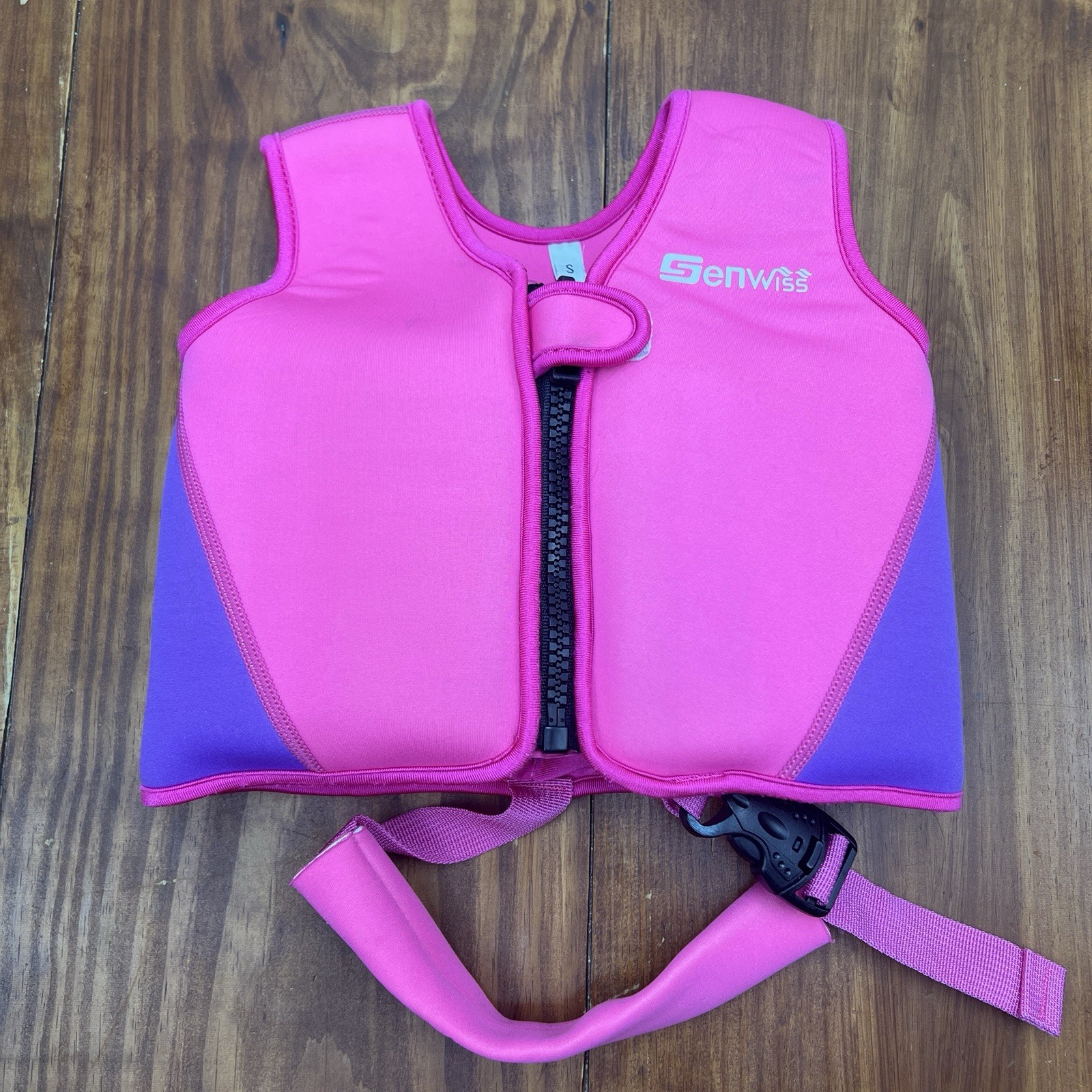 Senwiss Kids Swim Vest Float Jacket Pink Purple Size S Life Jacket