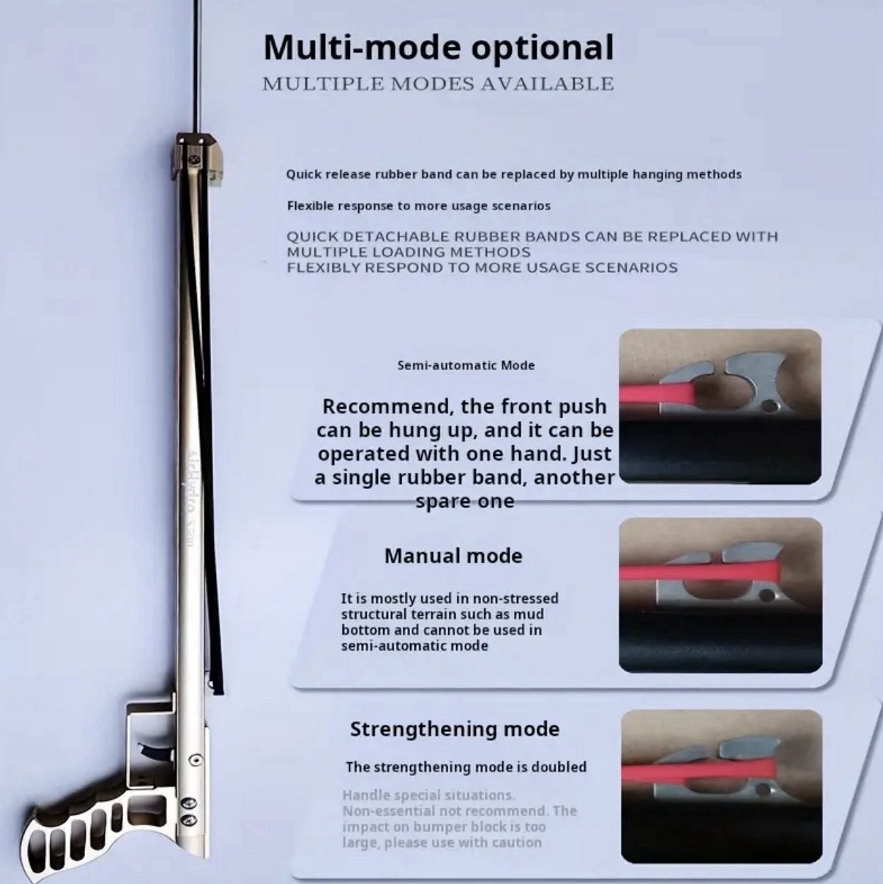 Spear Gun Underwater Fishing Slingshot Fish Catapult Hunting Shooting