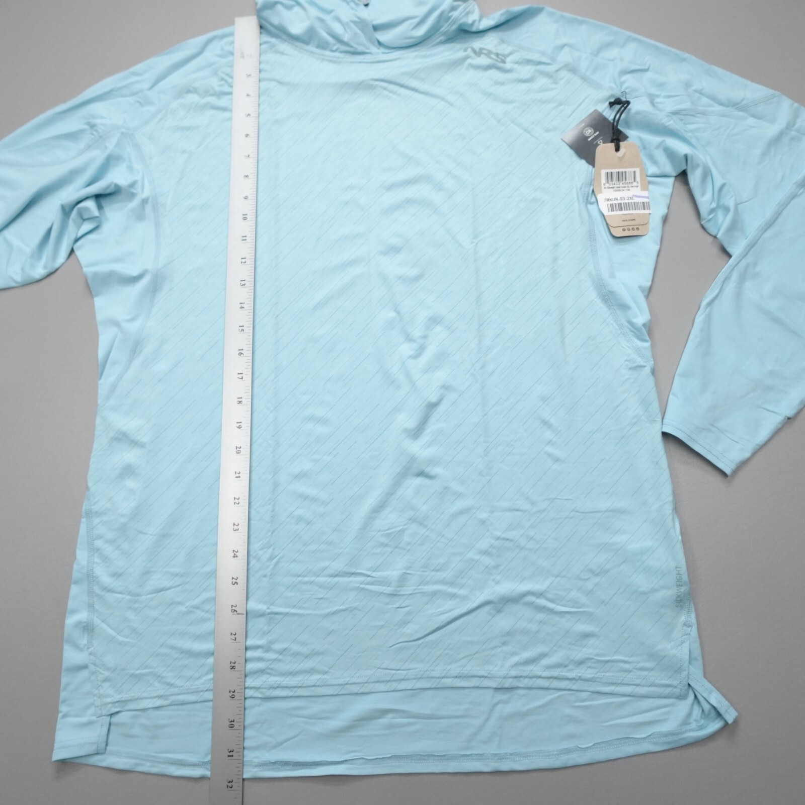 NRS Men’s Silkweight Varial Hoodie Poseidon Sea Angel 100% Recycled UPF 50+