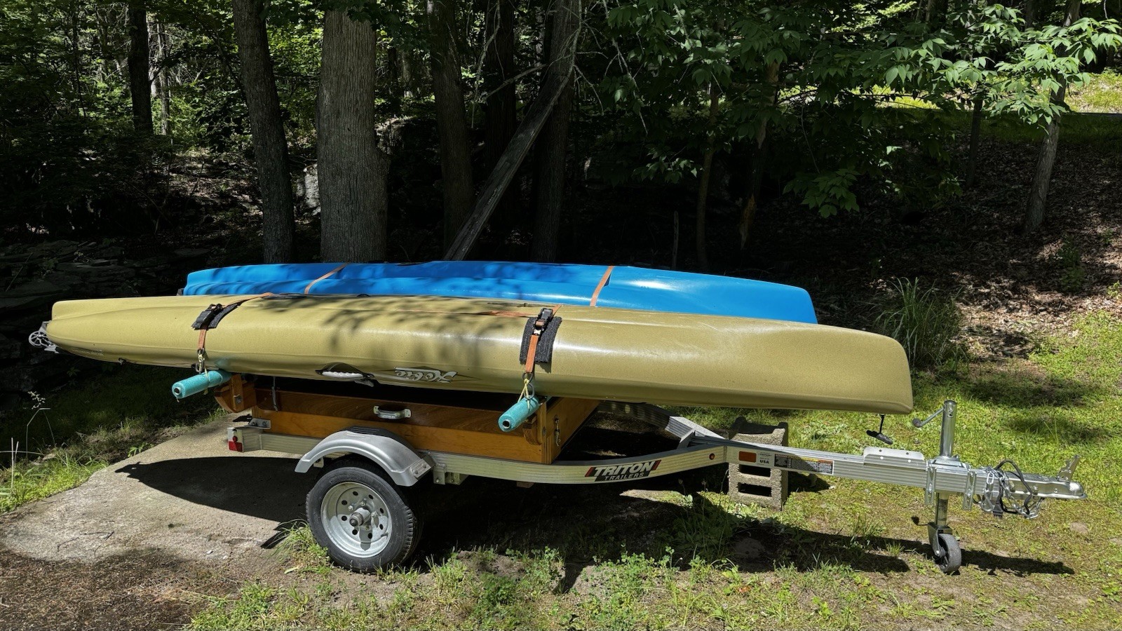 His & Her Hobie Mirage Sailing Kayaks, 1 Revolution 13 & 1 Outback W/Trailer