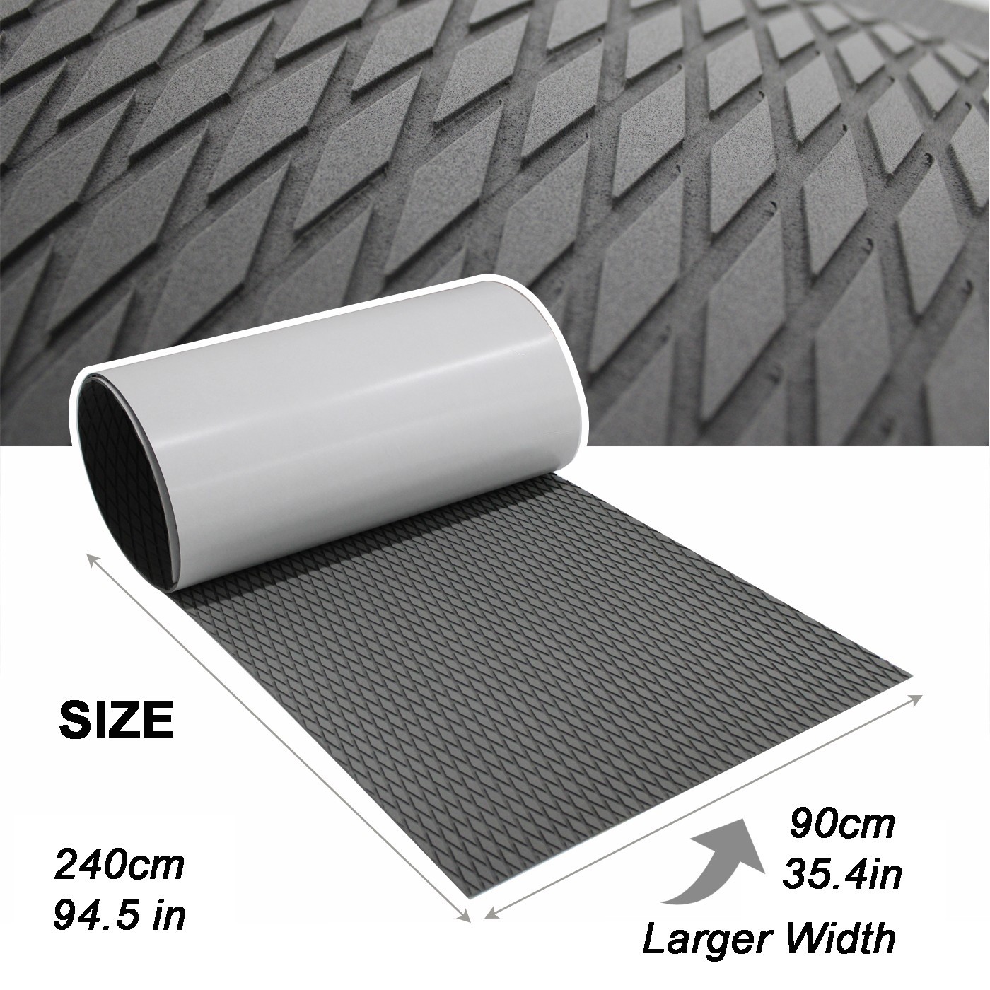 Surfboard Traction Pad , EVA Foam Boat Flooring Kayaks Paddle Non Slip Deck Mats